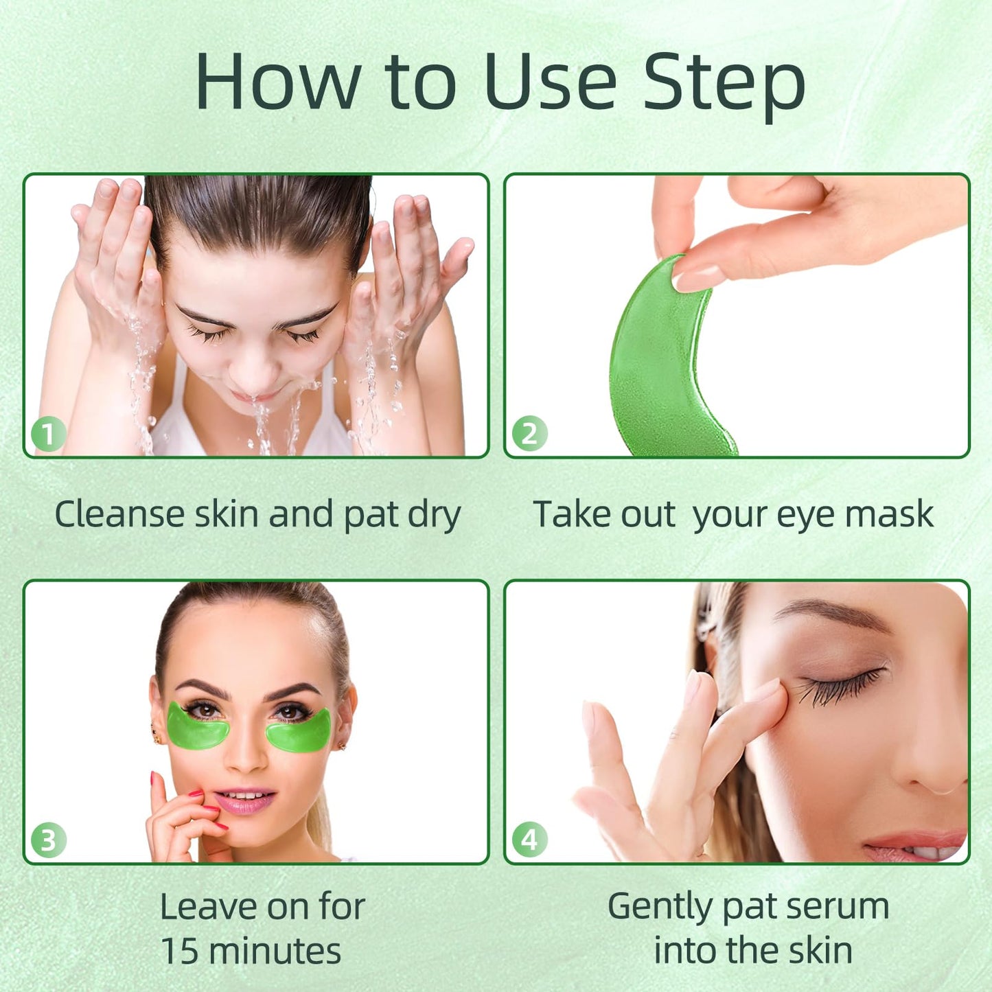 Under Eye Patches, 40 Pairs Eye Mask for Dark Circles, Puffy Eyes, Undereye Bags,Wrinkles,Eye Mask Patches with 24K Gold, Hyaluronic Acid,Rose & Aloe Vera, Eye Treatment Skin Care for Men & Women Gift