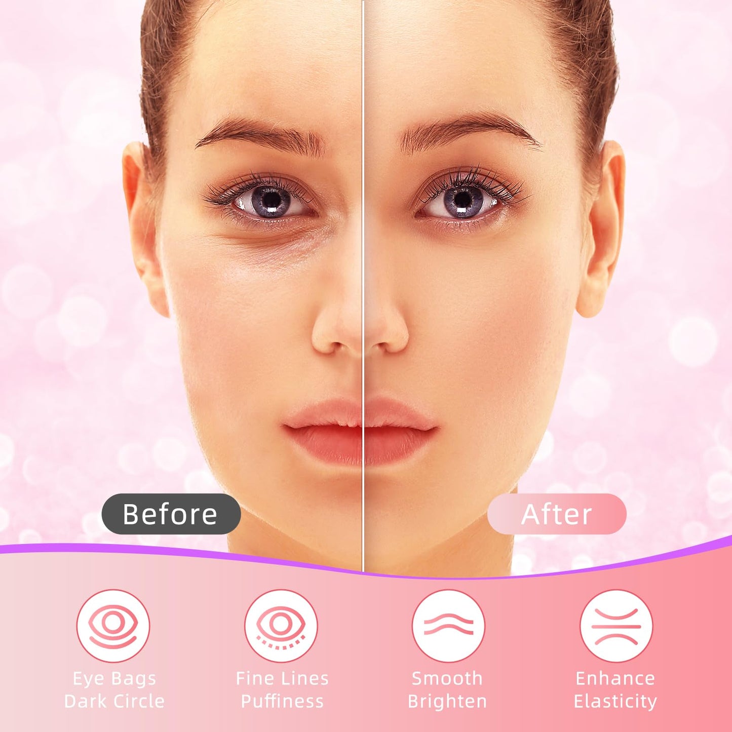 Under Eye Patches, 40 Pairs Eye Mask for Dark Circles, Puffy Eyes, Undereye Bags,Wrinkles,Eye Mask Patches with 24K Gold, Hyaluronic Acid,Rose & Aloe Vera, Eye Treatment Skin Care for Men & Women Gift