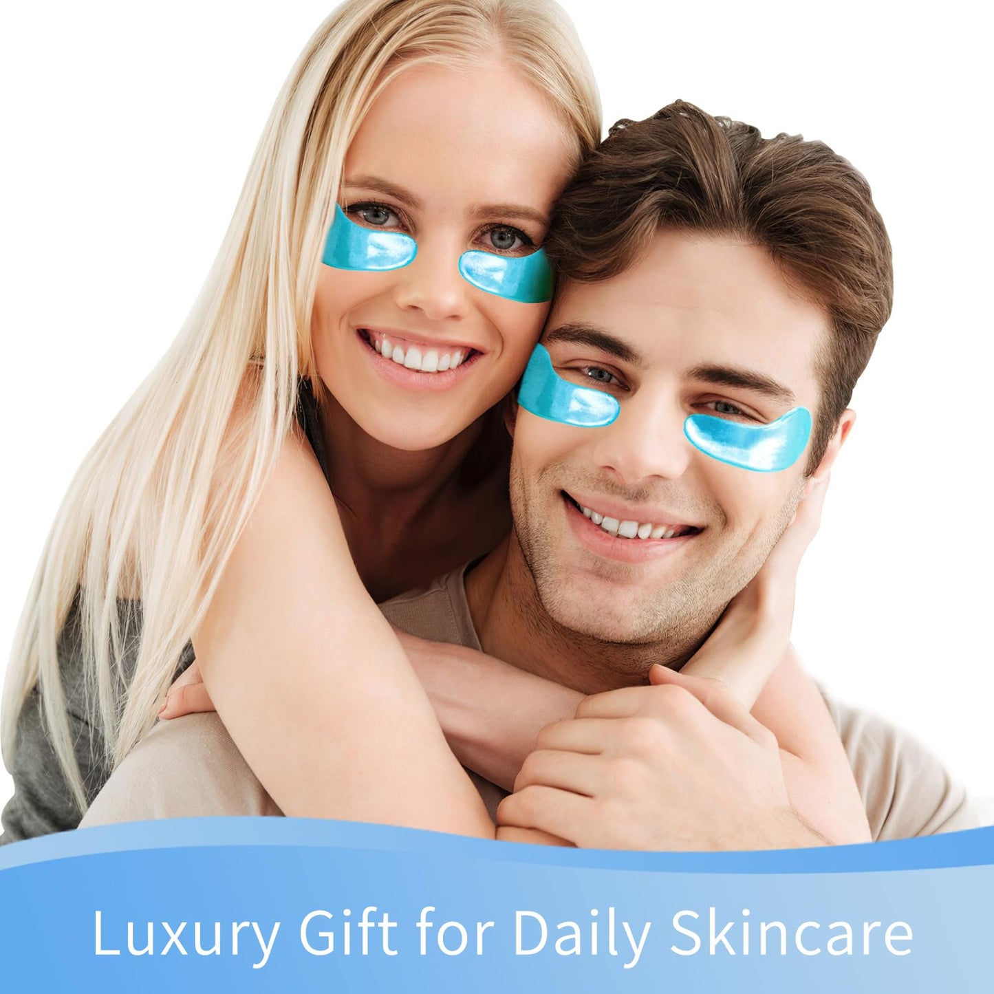Under Eye Patches, 40 Pairs Eye Mask for Dark Circles, Puffy Eyes, Undereye Bags,Wrinkles,Eye Mask Patches with 24K Gold, Hyaluronic Acid,Rose & Aloe Vera, Eye Treatment Skin Care for Men & Women Gift